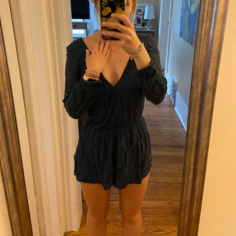 Teal Romper
